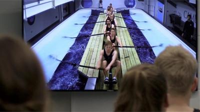 A Cambridge University college said the treadmill gives the option of training indoors.