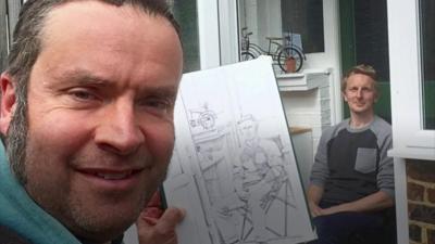 Brighton portraitist meets neighbours through art