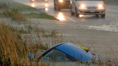 Torrential downpour in parts of British Columbia left the province devastated after flash flooding and mudslides.