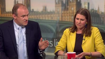 Sir Ed Davey and Jo Swinson