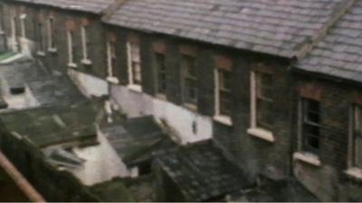 Back-to-back houses in 1960s Northern Ireland