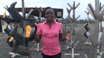 The BBC's Anne Soy reports from a medical facility in Monrovia