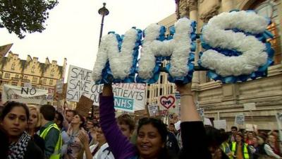 Junior doctors protest