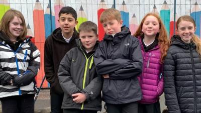 Kids in playground