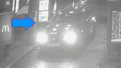 CCTV image of Wayne Couzens car at a McDonald's drive-through