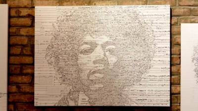 Artwork of Jimi Hendrix