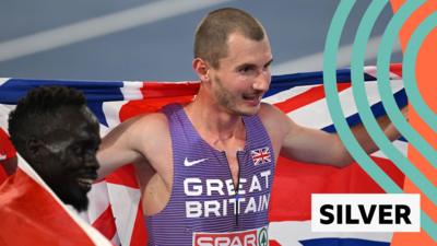 George Mills wins silver in 5000m at European Athletics Championships