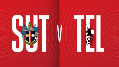 Sutton United v AFC Telford United graphic