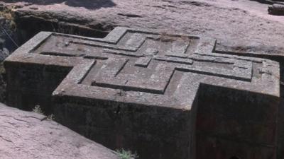 church carved from rock