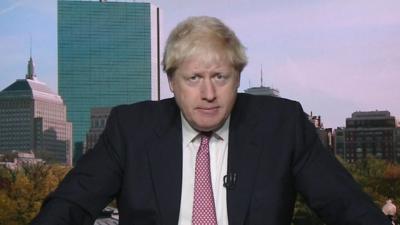 Foreign Secretary Boris Johnson