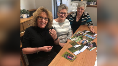 (Left to right) Sharon Whiteford, Jan Adams, and Lauri Lawton