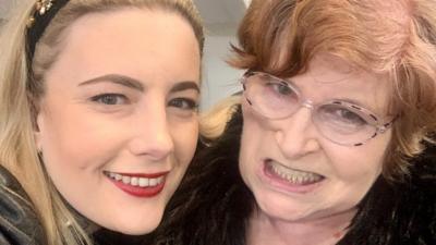 Jenn Nimmo-Smith says hugging her mum again gave her 'goosebumps'