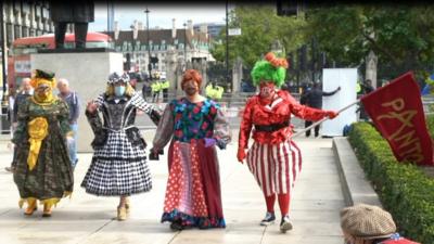 Panto protest