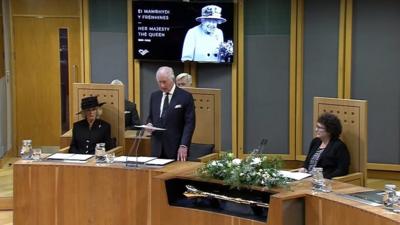 King Charles in the Senedd