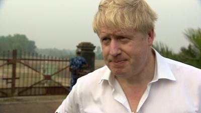 Boris Johnson discusses his talks with Myanmar's de facto leader Aung San Suu Kyi