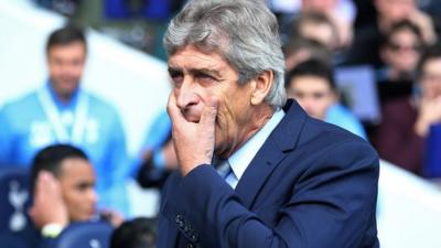 Manchester City manager Manuel Pellegrini