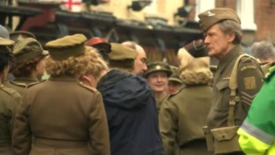 Dad's Army filming