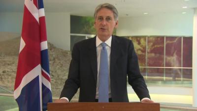 Foreign Secretary Philip Hammond