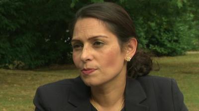 Home Secretary Priti Patel tells the BBC about government plans to expand stop and search powers.