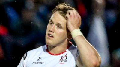 Craig Gilroy was forced off early in Ulster's opening Pro12 win over the Dragons