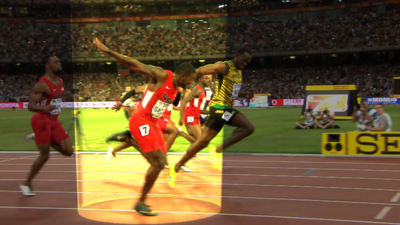 Justin Gatlin and Usain Bolt