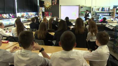 Children in a classroom