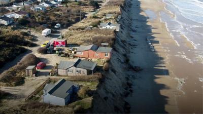 Chalets at Hemsby in Norfolk