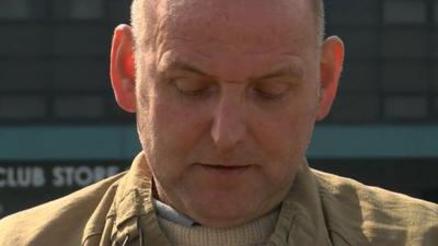 Coventry City fan Mark Wynn