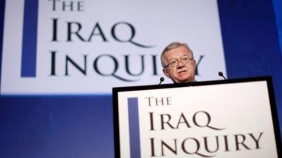 John Chilcot, the Chairman of the Iraq Inquiry