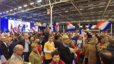 Francois Fillon rally