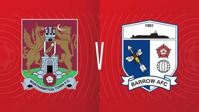 Northampton v Barrow FA Cup