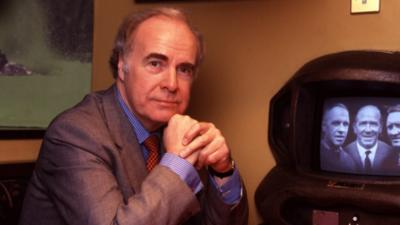 Sports journalist Hugh McIlvanney