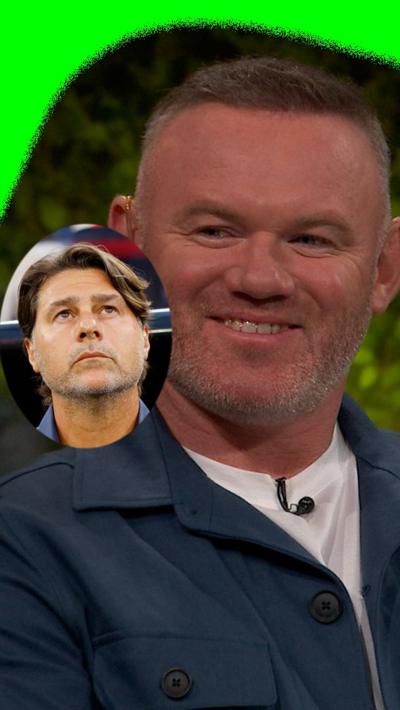 Wayne Rooney and Mauricio Pochettino