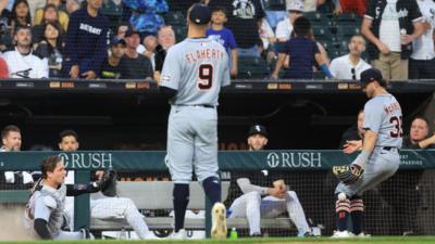 Detroit Tigers Dillon Dingler & Zach McKinstry combine for catch 