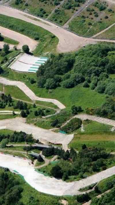 Aerial view of the old Ski Village site