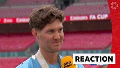 Manchester City's John Stones give his analysis on their FA Cup win against Chelsea.