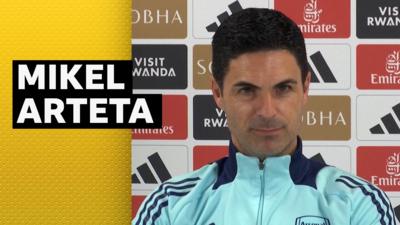 Arsenal manager Mikel Arteta