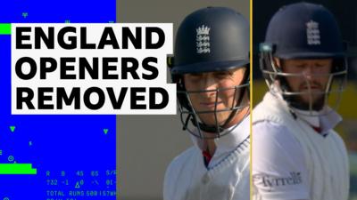 Zak Crawley and Ben Duckett of England