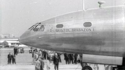 The Bristol Brabazon was built to fly between Europe and the United States.