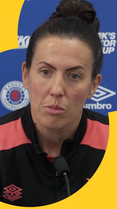 Rangers head coach Leanne Crichton
