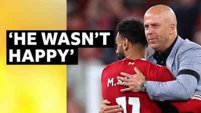 Arne Slot and Mohammed Salah