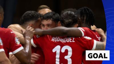 Switzerland player celebrate