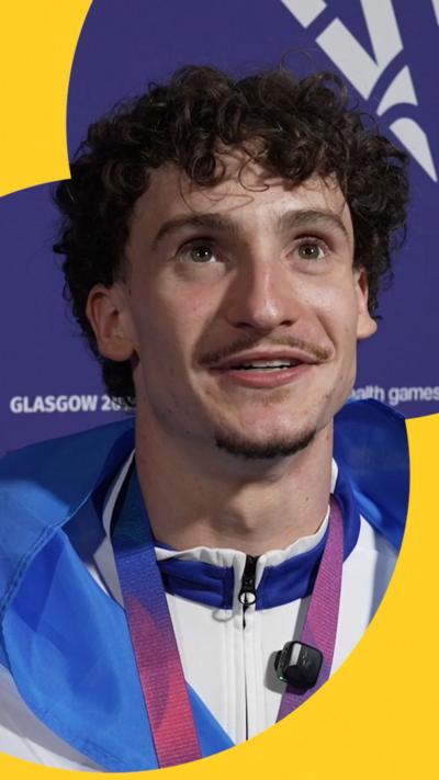 Reuben Ward being interviewed 