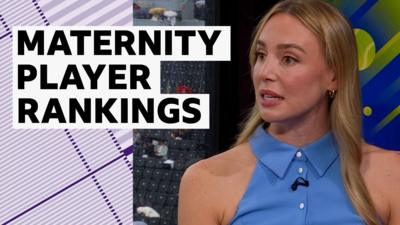 Naomi Broady talking in BBC studio 
