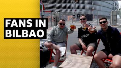 Fans in Bibao