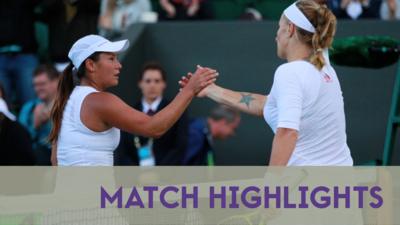 Wimbledon 2016: Britain's Tara Moore defeated by Svetlana Kuzenetsova