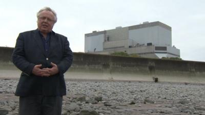 Tom Burke at Hinkley Point