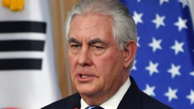 US Secretary of State Rex Tillerson