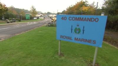 40 Commando sign