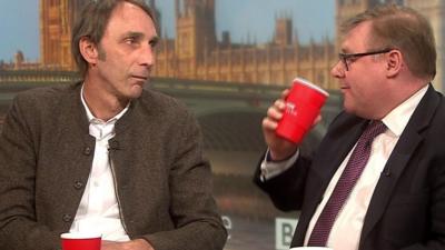 Will Self and Mark Francois